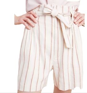 ANTHROPOLOGIE Edisto Paperbag-Waisted Shorts